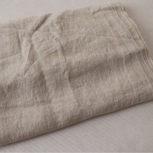 Natural colored linen fabric, 1 yard